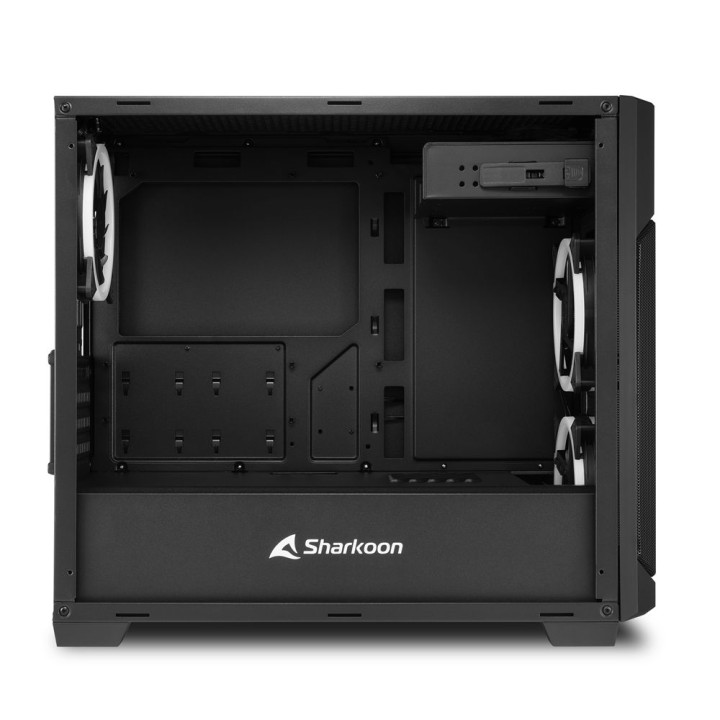 SHARKOON MINI-ATX 2XU3 3X120 ARGB FINESTRA LAT. VETRO